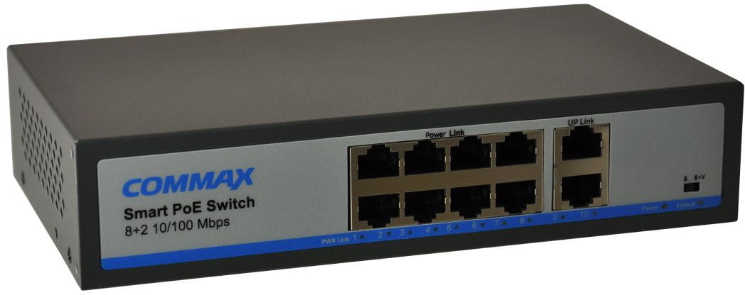 Commax CIOT-H8L2 IP Switch 8xPoE CIOT-H8L2