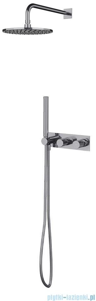 Omnires Contour system prysznicowy podtynkowy chrom SYSCT10CR