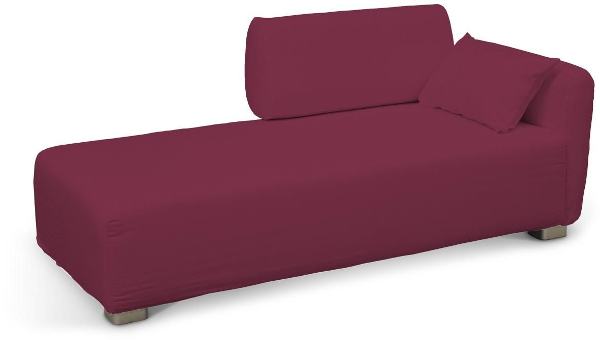 Dekoria Pokrowiec na szezlong Mysinge Plum śliwkowy) szezlong Mysinge Cotton Panama 719-702-32