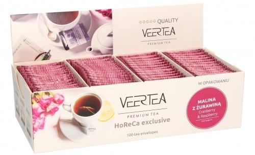 Veertea Veertea Cranberry & Raspberry 100 saszetek 3944