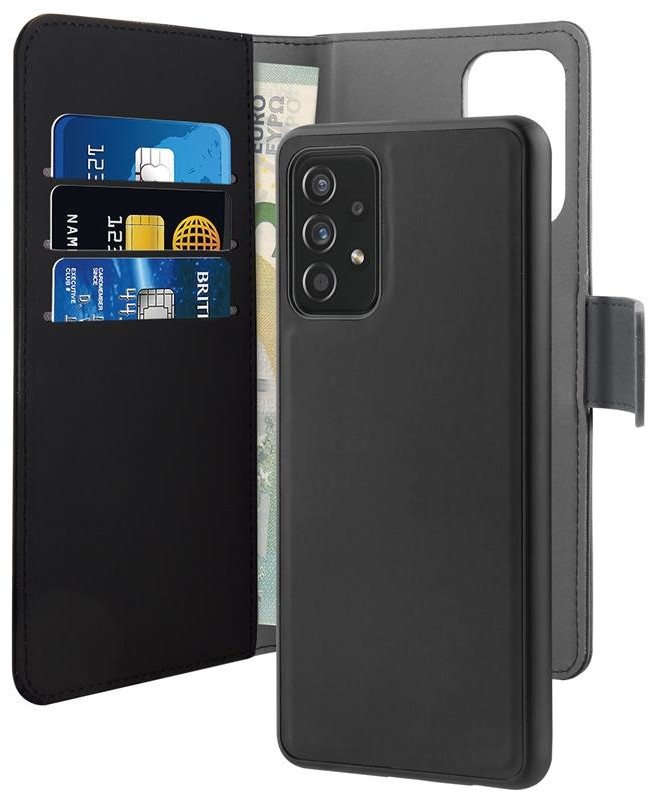 PURO Etui 2w1 Wallet Detachable na Samsung Galaxy A72 5G / A72 4G (czarny) SGA72BOOKC3BLK