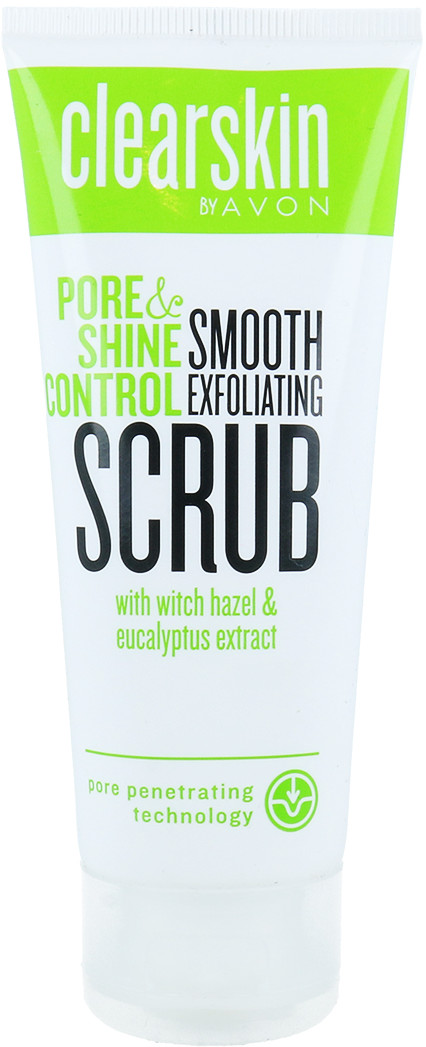 Avon Clearskin Pore & Shine Smooth Exfoliating Scrub Peeling Do Twarzy Złuszczający I Głęboko Oczyszczający Pory 75ml