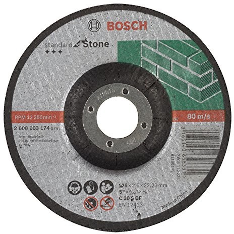 Bosch Professional Bosch tarcza do cięcia przewód zapłonowy Standard for Stone C 30 S BF 22,23 MM 2,5 MM, szary