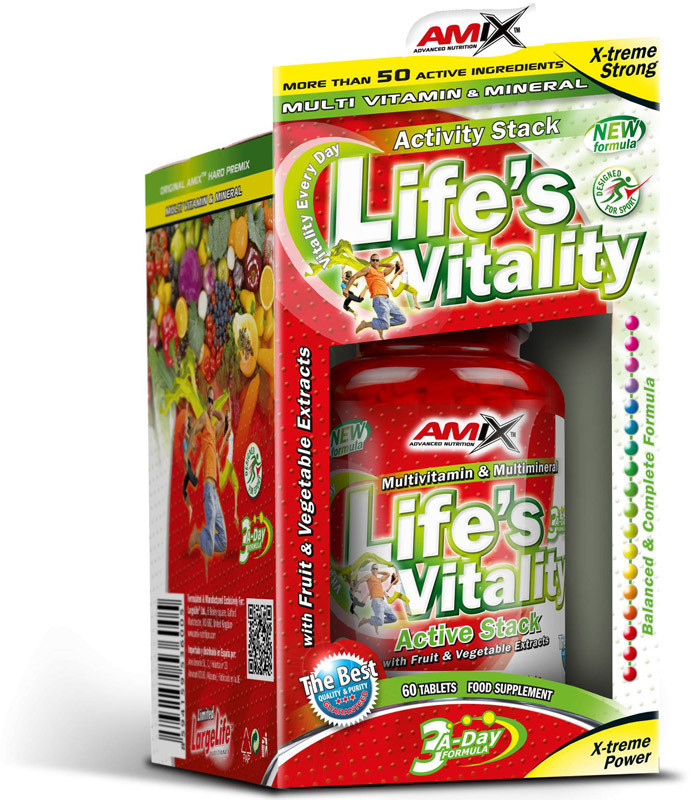 Amix Life's Vitality Activity Stack 60tabs