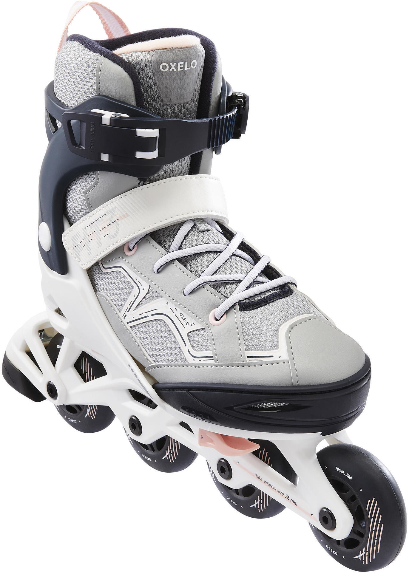 OXELO Rolki fitness FIT3 dla dzieci unisex  3583788219781