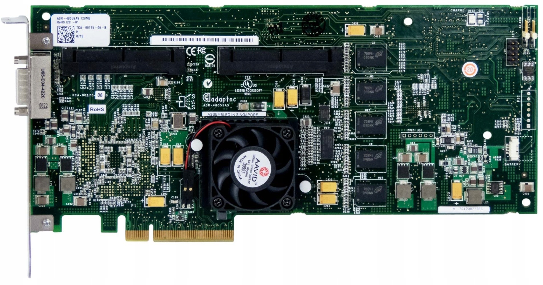 ADAPTEC ASR-4805SAS 3G Sas/sata 128MB PCIe Raid