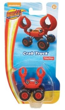 Mattel Blaze małe pojazdy Crab Truck