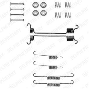 DELPHI Zestaw dodatków, szczęki hamulcowe LY1216
