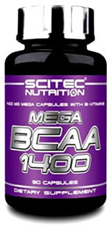 Scitec Mega BCAA 1400 120kaps