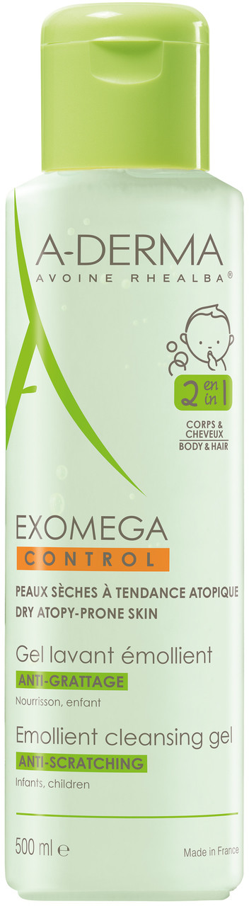 A-Derma Exomega Control, żel emolientowy, 2w1, 500 ml Duży wybór produktów | Dostawa kurierem DHL za 10.90zł !!!| Szybka wysyłka do 2 dni roboczych! | 7083342