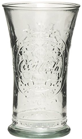 Excelsa Coca Cola kubek Vintage CL 30, szkło, przezroczysty, 8.5 x 8.5 x 14 cm 50134