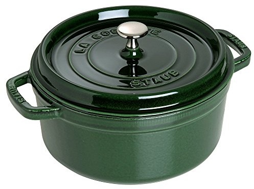 Staub Cocotte Single  patelnia do chleba (Single chleba, zielony, żeliwo,,,,, 2,6 L, 22 cm, 4,1 kg) 1102285