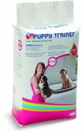 Savic savic ersatzpads zapewnia Puppy Trainer psy toaleta, rozmiar L, 60 x 45 cm, 30 sztuk