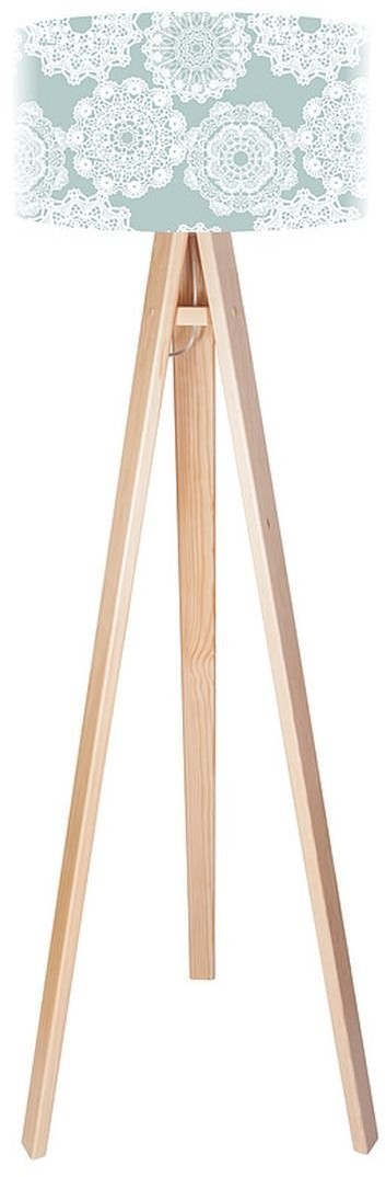 Macodesign Lampa podłogowa Delikatna koronka tripod-foto-255p, 60 W