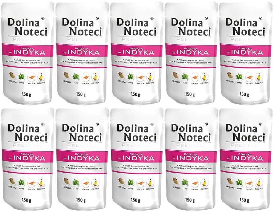 Dolina Noteci Premium Bogata w Indyka 10x150g