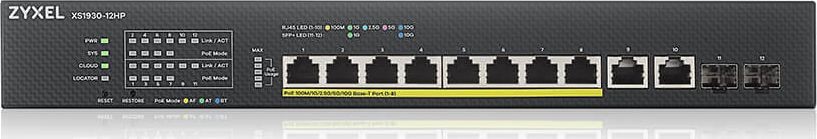 Zyxel XS1930-12HP 8-port Multi-Gigabit Smart Managed PoE Switch XS1930-12HP-ZZ0101F