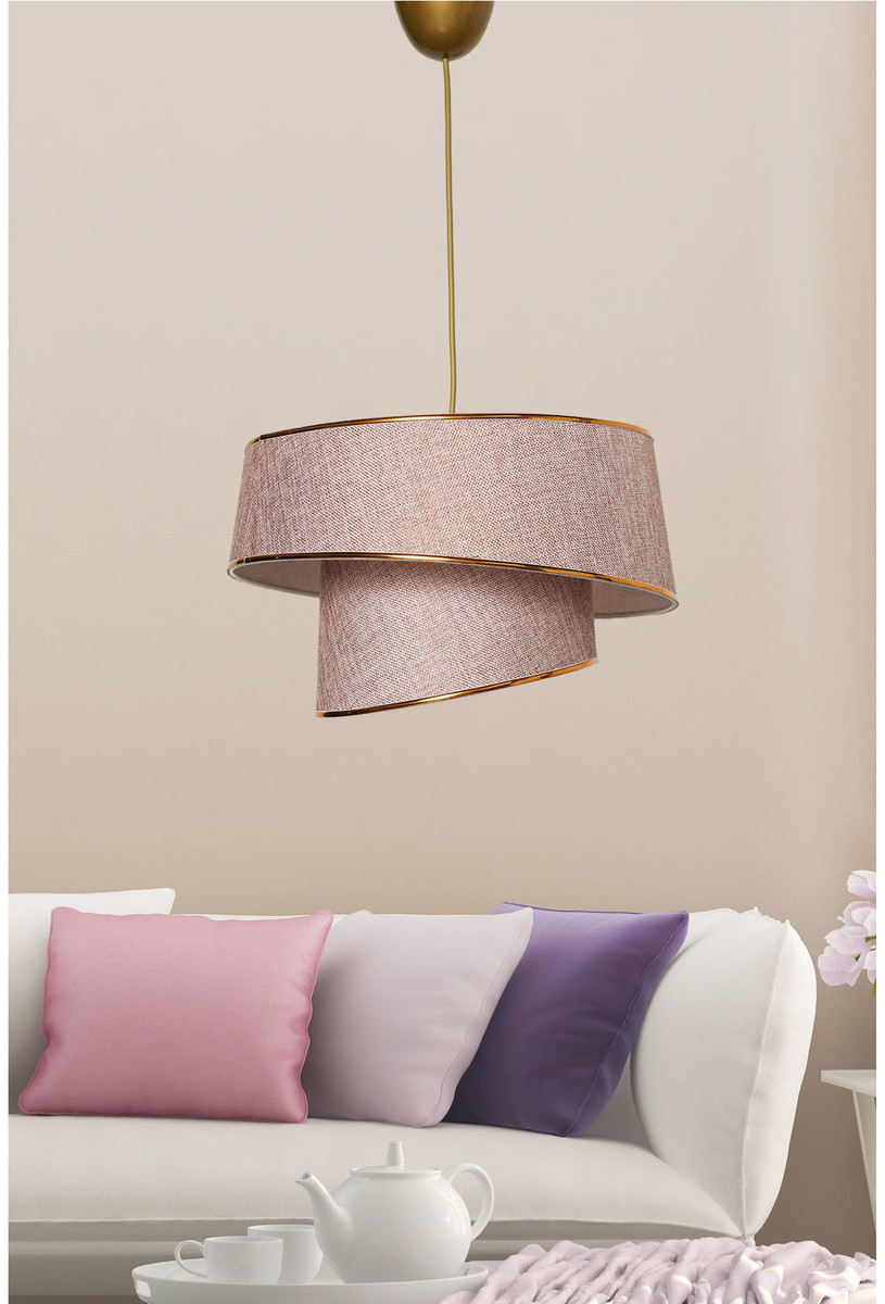 Opviq Lampy wiszÄ ce lampy sufitoweChandelier Barette Gold Opviq 21814124