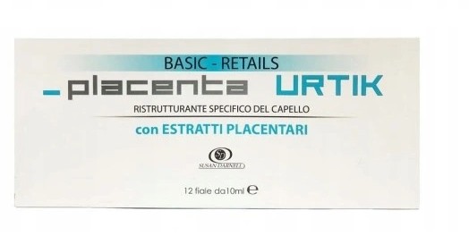 Cosmo Poland Maxx Frutti Placenta URTIK odżywcze ampułki do włosów 12x10 ml MAXX AMP PLACENTA URTIK