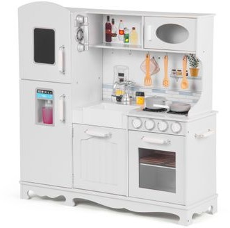 Ricokids Kuchnia Drewniana Dla Dzieci Duża + Akcesoria 7803