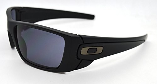 Oakley SI Fuel Cell Sunglasses Matte Black with Gunmetal Icon/Gray Lens OO9096-30