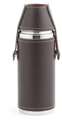 Kikkerland butelkach skórzana, brązowy BA58