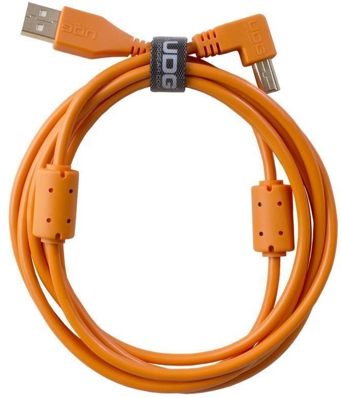 Orange UDG UDG Ultimate Audio Cable USB 2.0 A-B Angled 3m