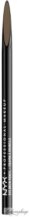 NYX professional makeup Professional Makeup - PRECISION BROW PENCIL - Ołówek do brwi - 04 - ASH BROWN