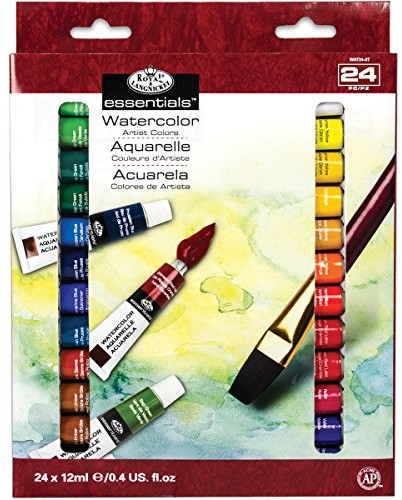 Royal Langnickel Royal & Lang Niklowo Artist Paint  Watercolour Paint 24 Tubes WAT24