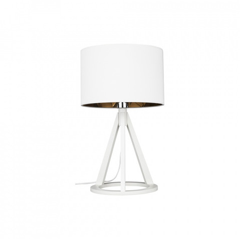 Spotlight Premium Collection Lampa stołowa Victoria 6532802 SPOTLight Premium Collection biało-miedziana oprawa w nowoczesnym stylu 6532802