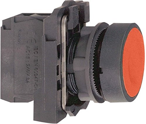 Schneider Electric xb5aa42 wyłącznika ciśnieniowego Level w pełni, powrót do sprężyny, czerwony bez brandingu, 1 NC, średnica montażu 22 MM XB5AA42