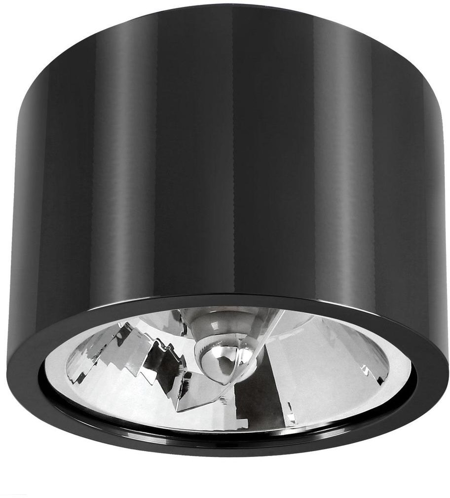 SpectrumLED Chloe Ar111 Metalica Ip20 Okrągła Czarny Chrom Nieruchoma SLIP005029