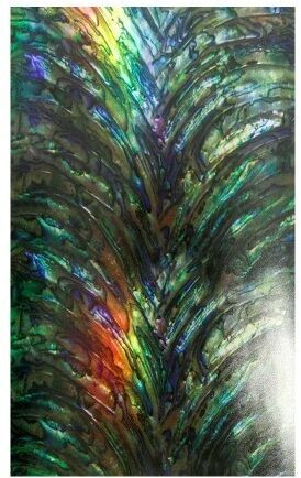 Allepaznokcie Naklejka do paznokci Laser effect samoprzylepna arkusz 8 cm x 5 cm Nr 280