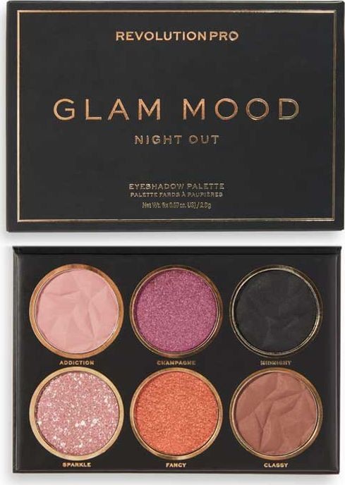 REVOLUTION Pro Pro Glam Mood cienie do powiek 12 g dla kobiet Night Out