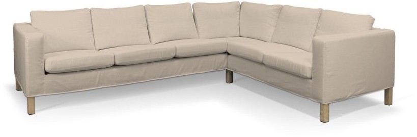Dekoria Pokrowiec na sofę narożną lewostronną Karlanda musztardowy szenil Sofa narożna lewostronna Karlanda Etna 699-705-04