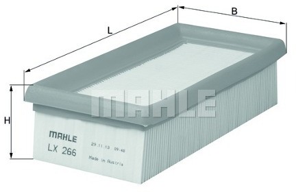 Knecht Filtr powietrza LX 266 LX 266