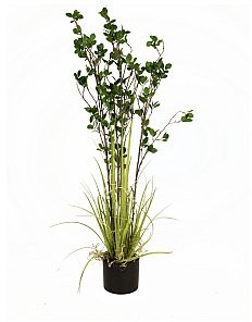 Europalms EUROPALMS Krzew zimozielony z trawą, sztuczna roślina, 120cm 82600183