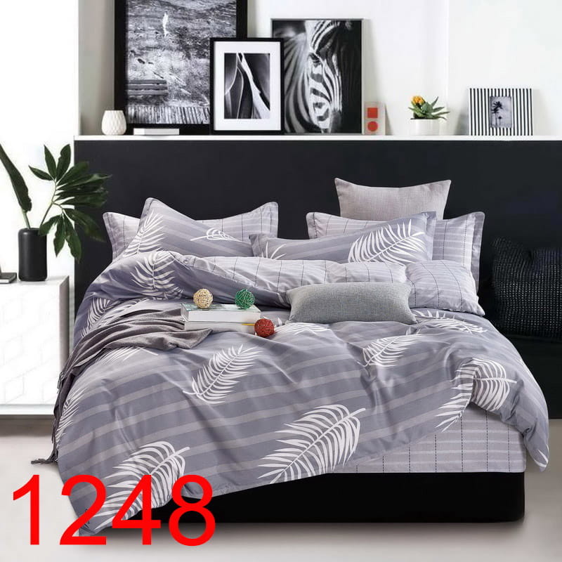 Cotton World Pościel 160x200 bawełniana dwustronna World komplet 3 części 8063-1248