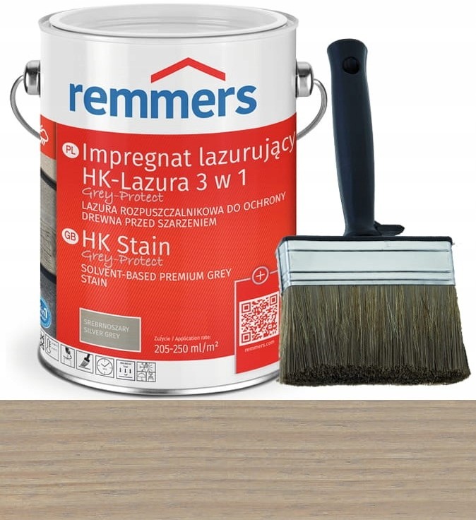 Remmers HK-Lasur impregnat drewna 5L Srebrnoszary
