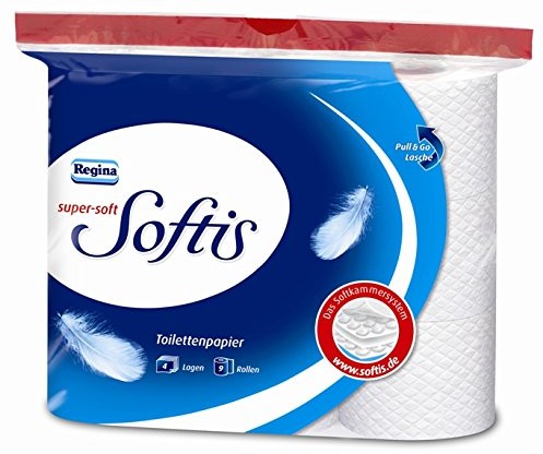 Softis Regina Regina softis papier toaletowy, 4-warstwowe, 6er Pack (6 X 9 sztuki) 406031