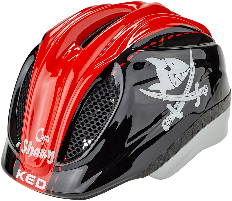 KED Meggy II Originals Kask rowerowy Dzieci, sharky red S | 46-51cm 2021 Kaski dla dzieci 13304109032