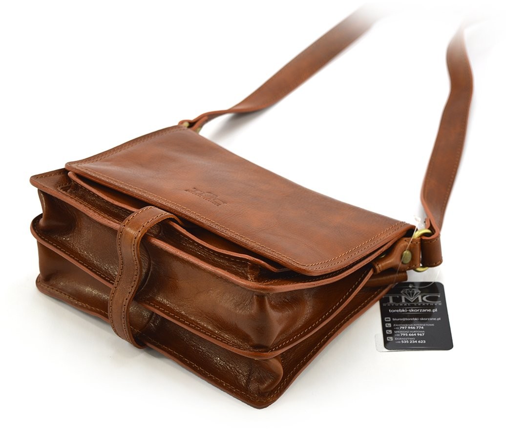 Vera Pelle Torebka skórzana tmc_914 camel