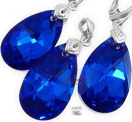 Arande SWAROVSKI KOMPLET+ŁAŃCUSZEK BLUE COMET SREBRO 5781132282