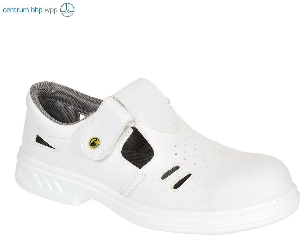 Portwest FW48 SANDAŁ STEELITE ESD EBRO S1 KLASA 3; BIAŁY