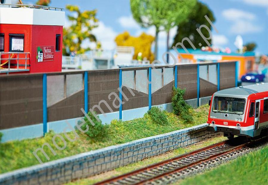 Faller Drewniane ekrany przeciwhałasowe 180422