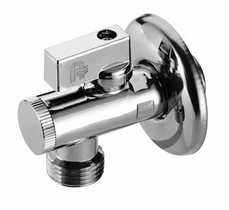 KFA Zawór kulowy kątowy z dźwnignią i filtrem 1/2X1/2