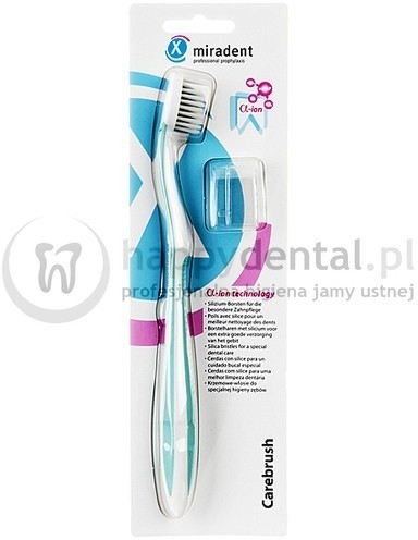 Miradent MIRADENT Brush CARE - szczoteczka do zębów powlekana jonami krzemu