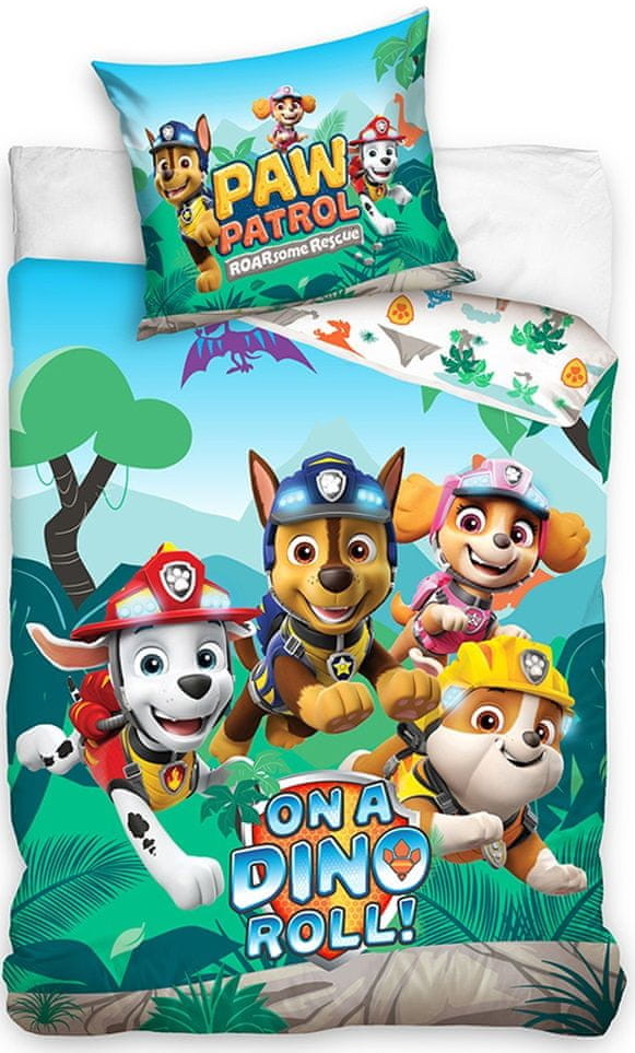 Carbotex pościel dziecięca Psi Patrol Dino Roll