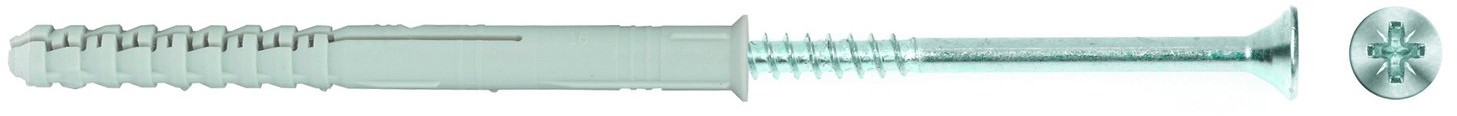WKRĘT-MET Kołek ramowy z łbem stożkowym i gniazdem krzyżowym 10 mm x 115 mm