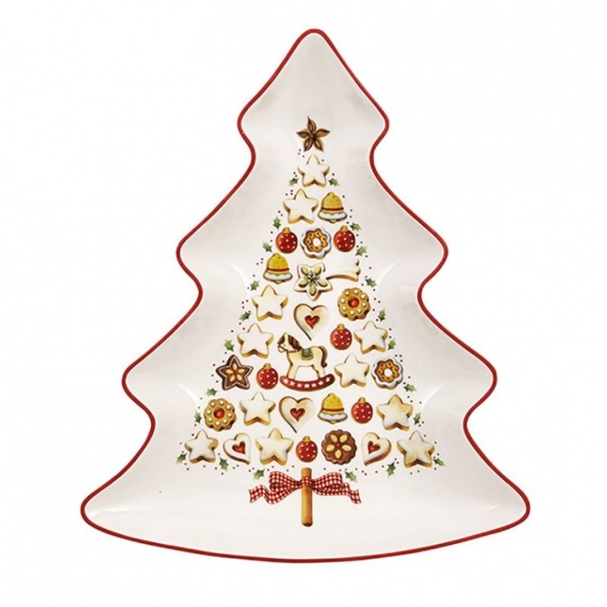 Villeroy & Boch Winter Bakery Delight Miska choinka długość: 26,5 cm 14-8612-3760