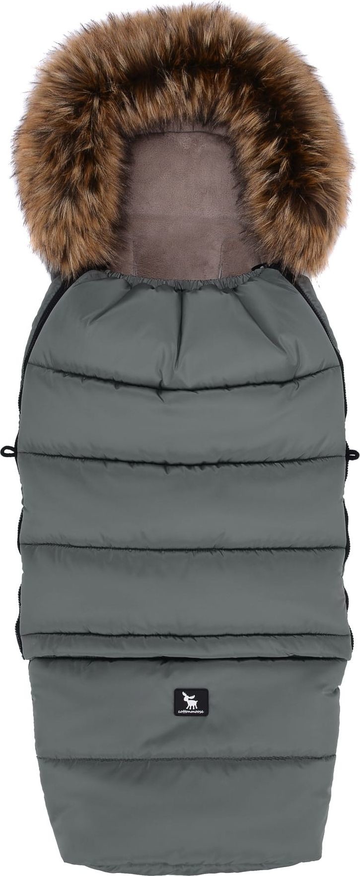 Cottonmoose Cottonmoose CottonMoose Śpiworek do wózka Combi Yukon 3w1 KHAKI 9722753
